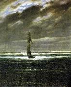 Caspar David Friedrich Seascape by Moonlight, also known as Seapiece by Moonlight France oil painting artist